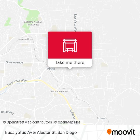 Eucalyptus Av & Alestar St map