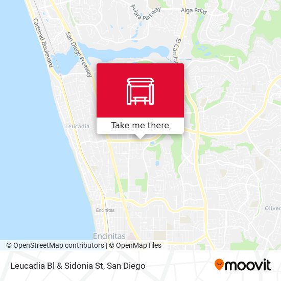 Leucadia Bl & Sidonia St map