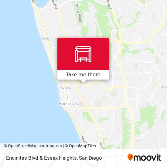 Mapa de Encinitas Blvd & Essex Heights