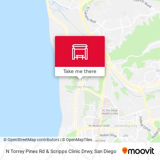 Mapa de N Torrey Pines Rd & Scripps Clinic Drwy