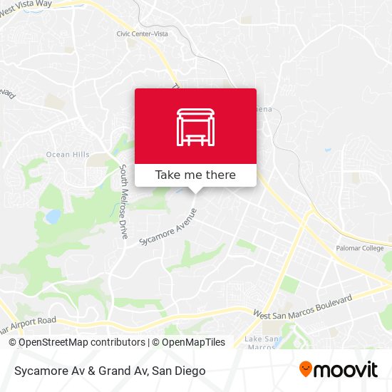 Mapa de Sycamore Av & Grand Av