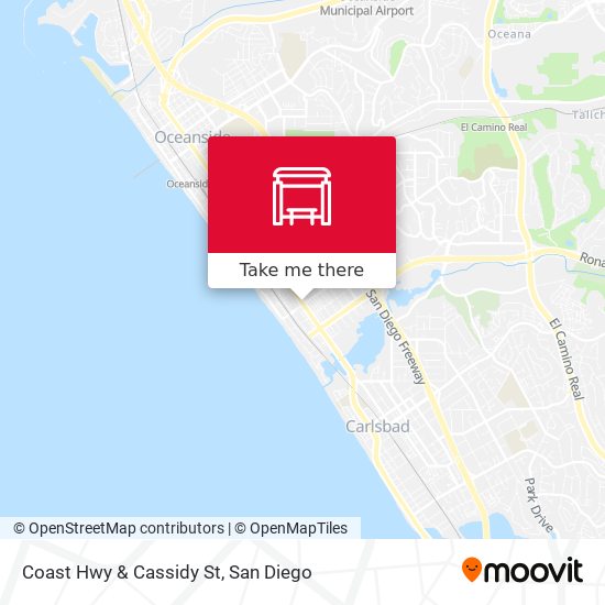 Coast Hwy & Cassidy St map