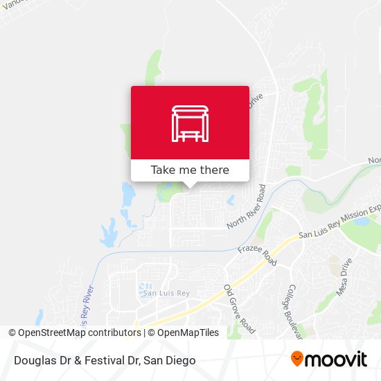 Douglas Dr & Festival Dr map