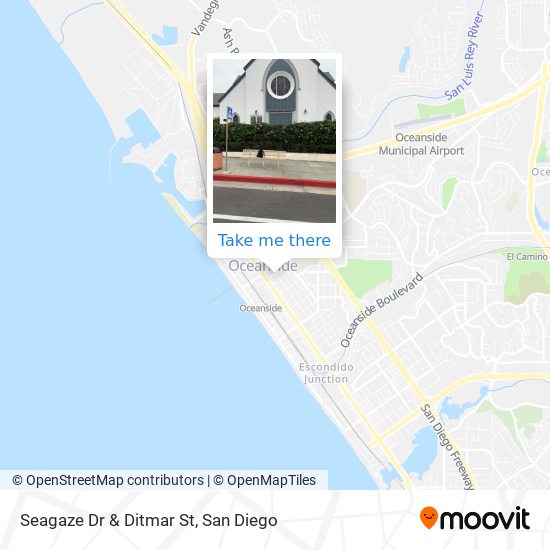 Seagaze Dr & Ditmar St map