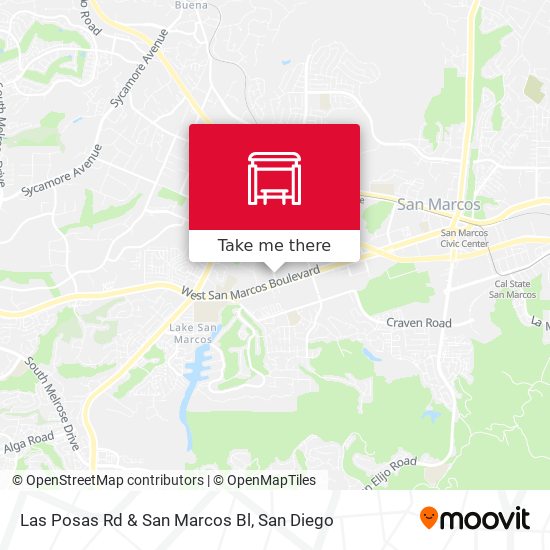 Mapa de Las Posas Rd & San Marcos Bl