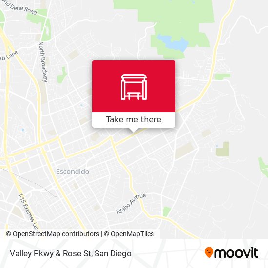 Mapa de Valley Pkwy & Rose St