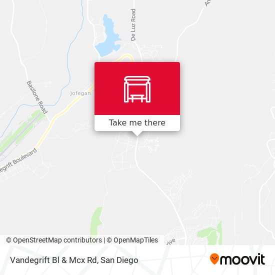 Vandegrift Bl & Mcx Rd map