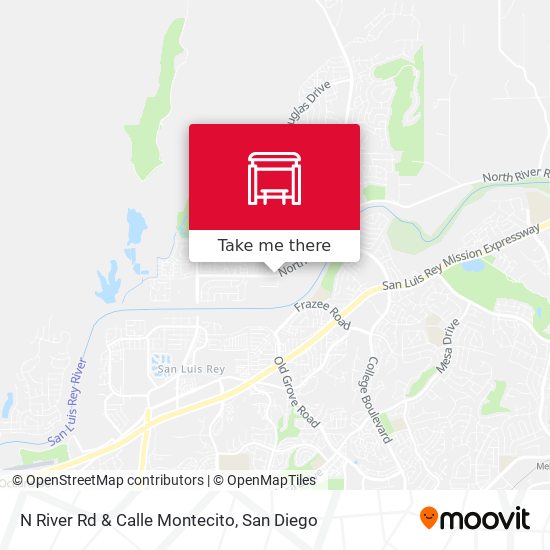 N River Rd & Calle Montecito map
