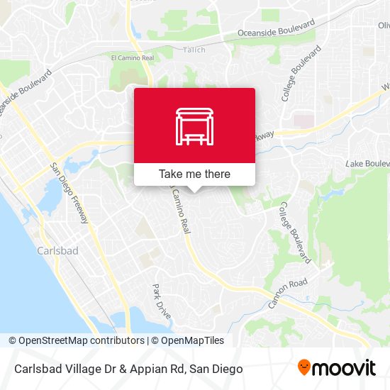 Mapa de Carlsbad Village Dr & Appian Rd