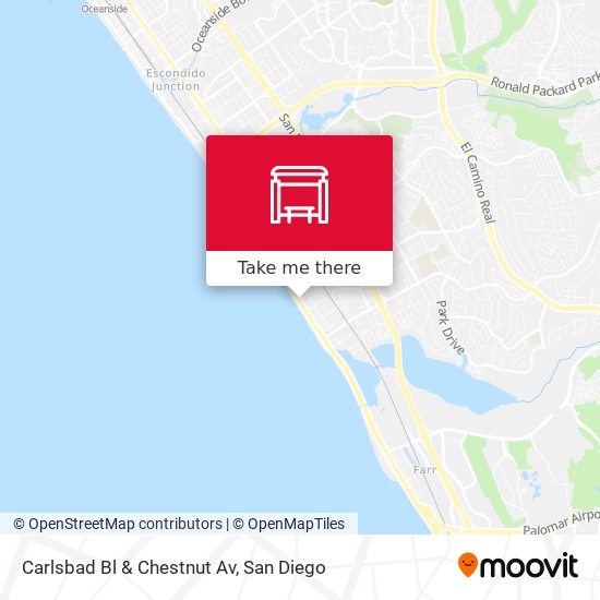 Mapa de Carlsbad Bl & Chestnut Av