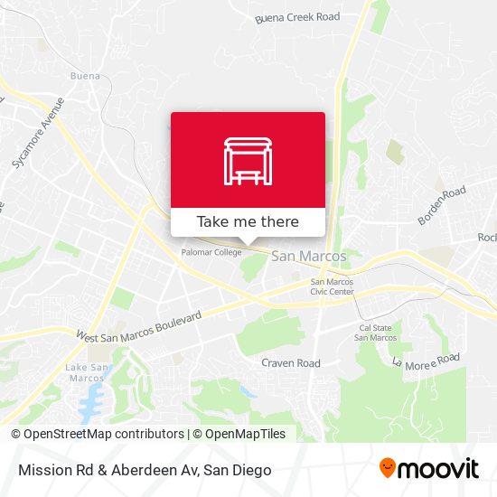 Mission Rd & Aberdeen Av map