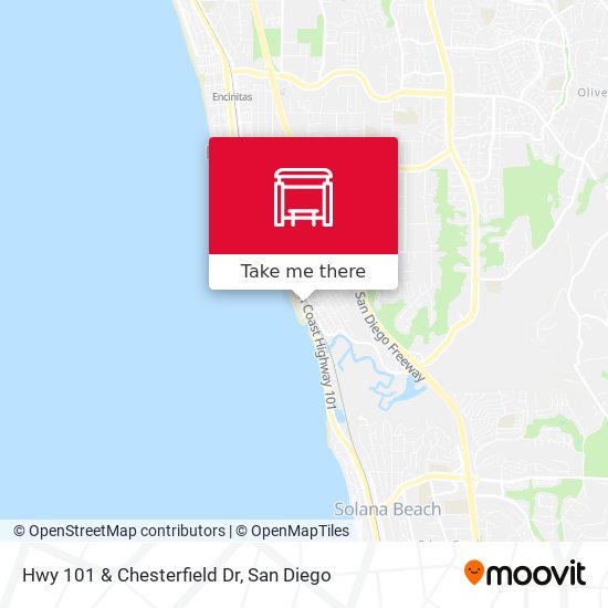 Hwy 101 & Chesterfield Dr map