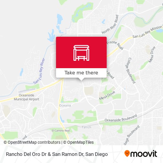 Mapa de Rancho Del Oro Dr & San Ramon Dr