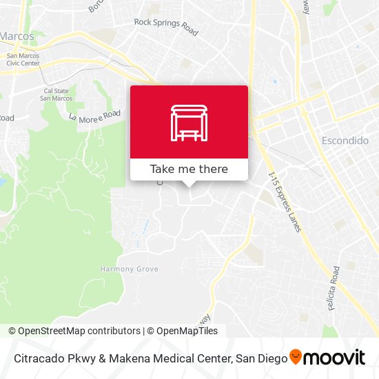 Mapa de Citracado Pkwy & Makena Medical Center