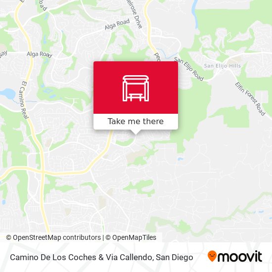 Camino De Los Coches & Via Callendo map
