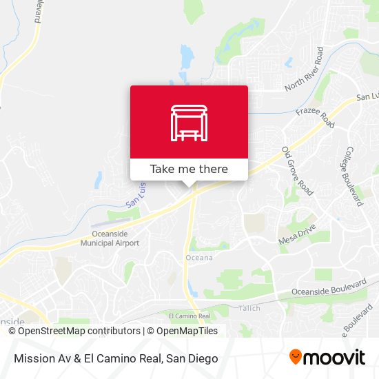 Mapa de Mission Av & El Camino Real