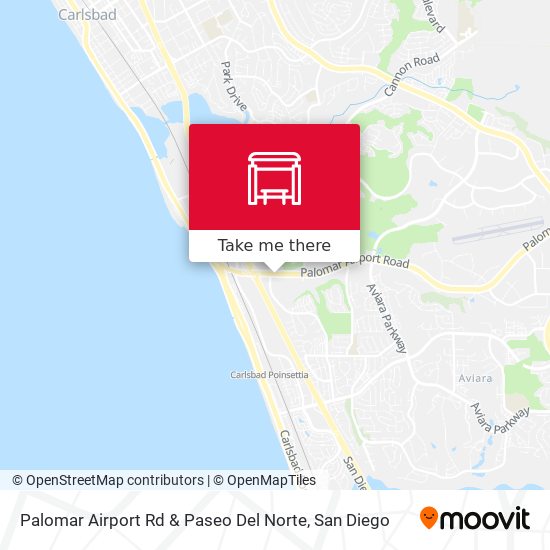 Palomar Airport Rd & Paseo Del Norte map