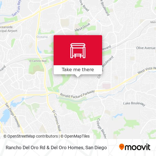 Rancho Del Oro Rd & Del Oro Homes map