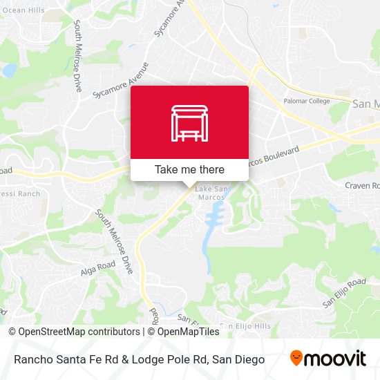 Mapa de Rancho Santa Fe Rd & Lodge Pole Rd