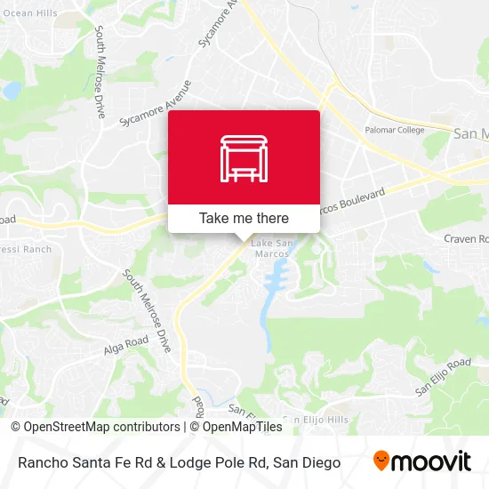 Rancho Santa Fe Rd & Lodge Pole Rd map
