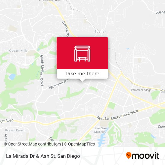 Mapa de La Mirada Dr & Ash St