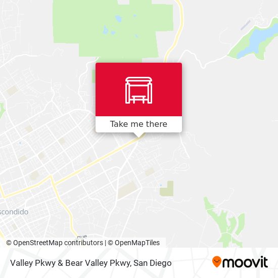 Valley Pkwy & Bear Valley Pkwy map