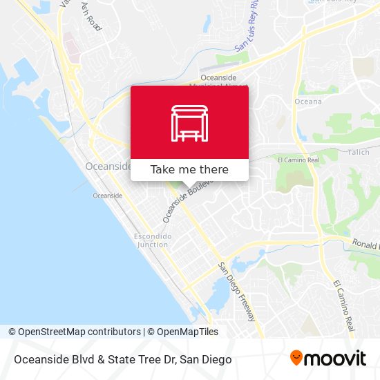 Oceanside Blvd & State Tree Dr map