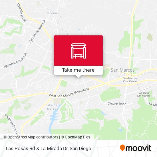 Mapa de Las Posas Rd & La Mirada Dr