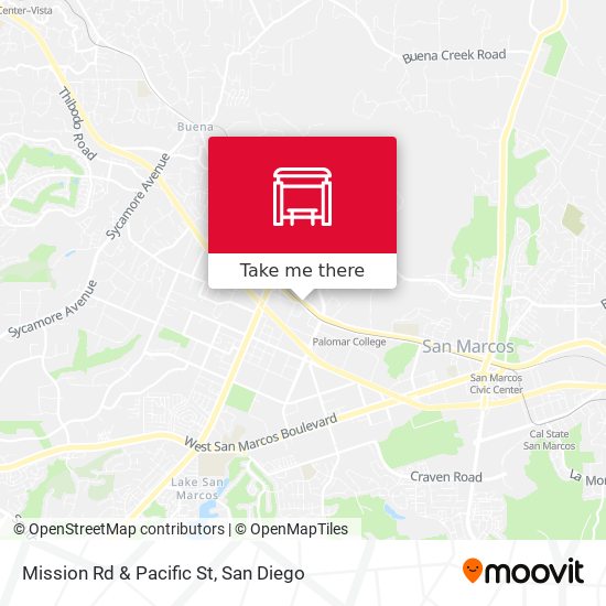 Mission Rd & Pacific St map