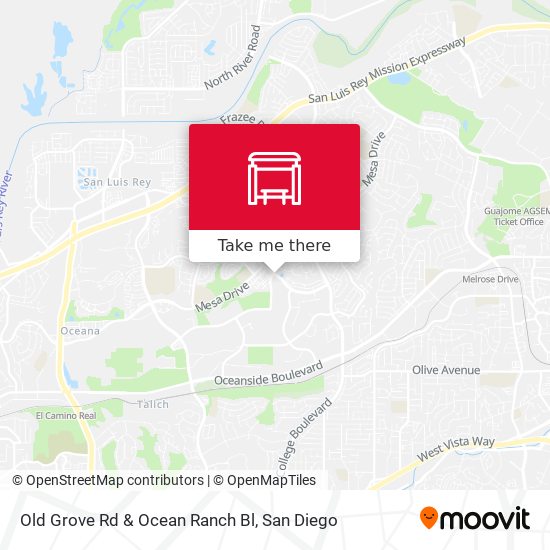 Mapa de Old Grove Rd & Ocean Ranch Bl