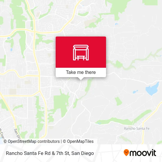 Rancho Santa Fe Rd & 7th St map