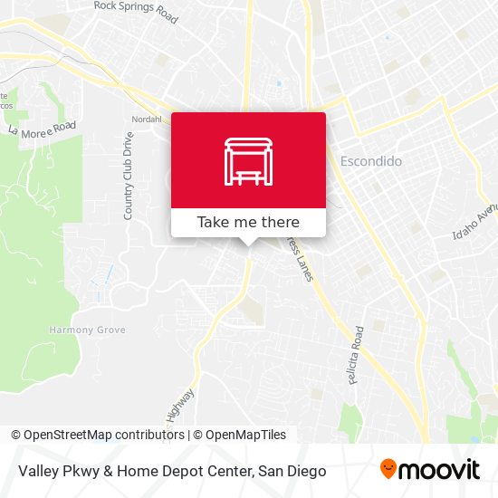 Valley Pkwy & Home Depot Center map