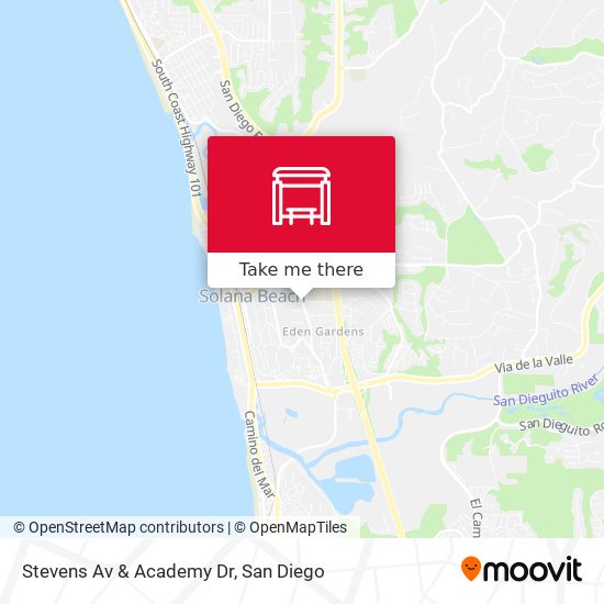 Mapa de Stevens Av & Academy Dr