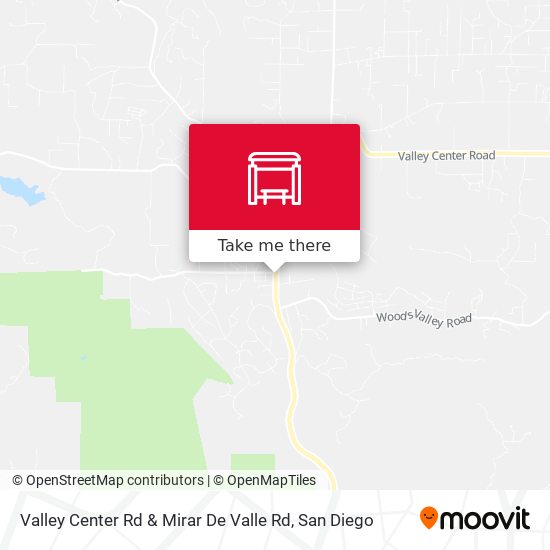 Mapa de Valley Center Rd & Mirar De Valle Rd