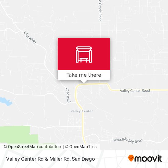 Mapa de Valley Center Rd & Miller Rd
