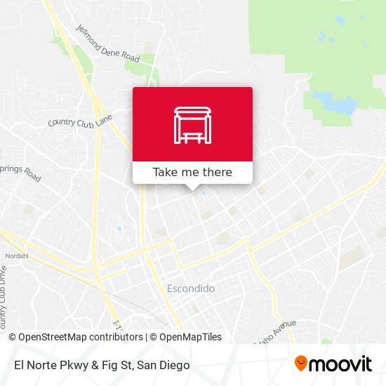 El Norte Pkwy & Fig St map