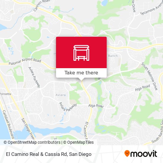 Mapa de El Camino Real & Cassia Rd