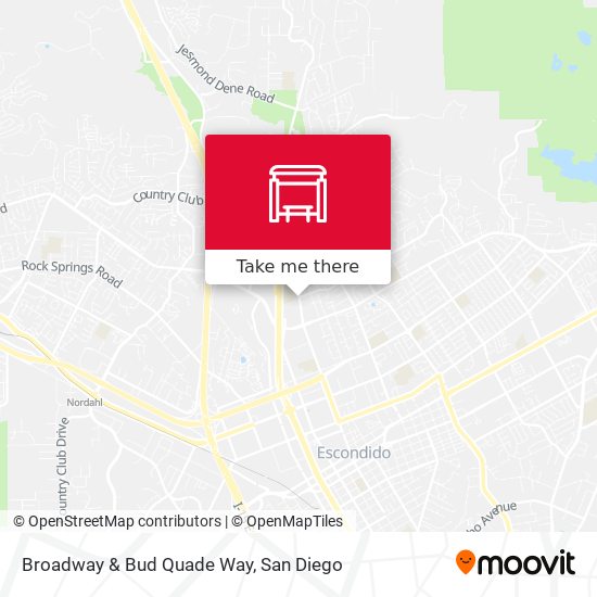 Mapa de Broadway & Bud Quade Way