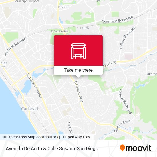 Avenida De Anita & Calle Susana map