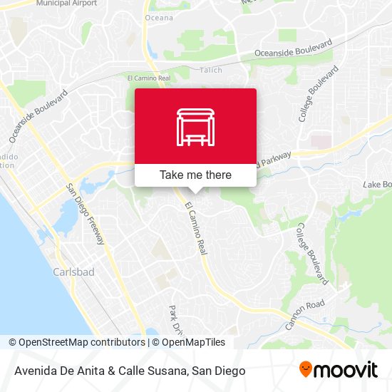 Avenida De Anita & Calle Susana map