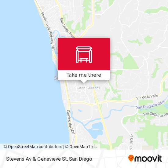 Stevens Av & Genevieve St map