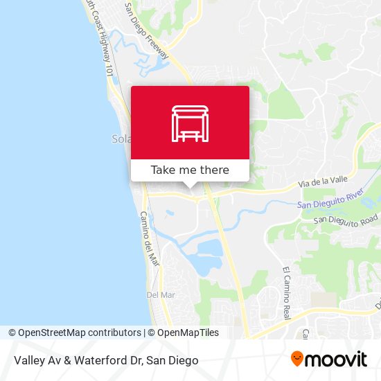 Mapa de Valley Av & Waterford Dr