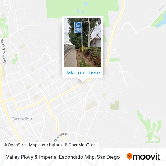 Valley Pkwy & Imperial Escondido Mhp map