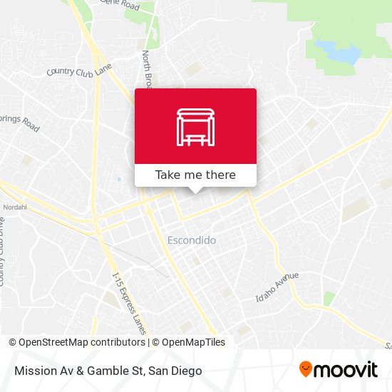 Mission Av & Gamble St map