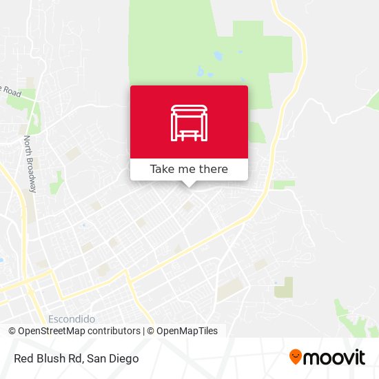 Mapa de Red Blush Rd