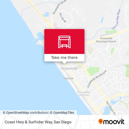 Coast Hwy & Surfrider Way map