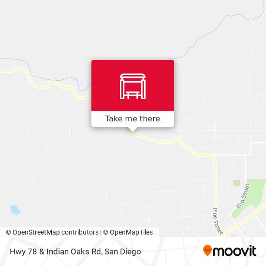 Mapa de Hwy 78 & Indian Oaks Rd