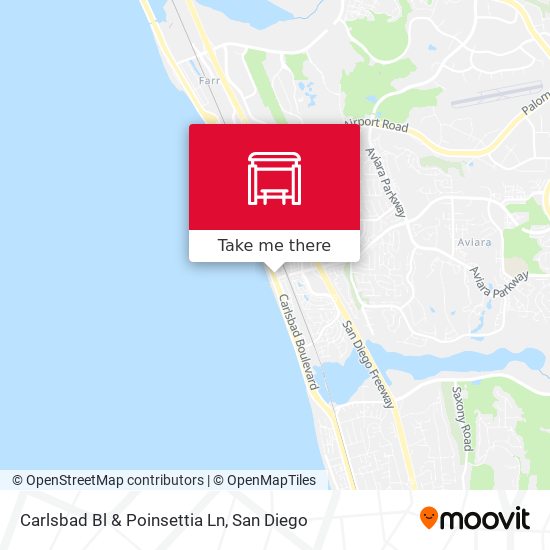 Mapa de Carlsbad Bl & Poinsettia Ln