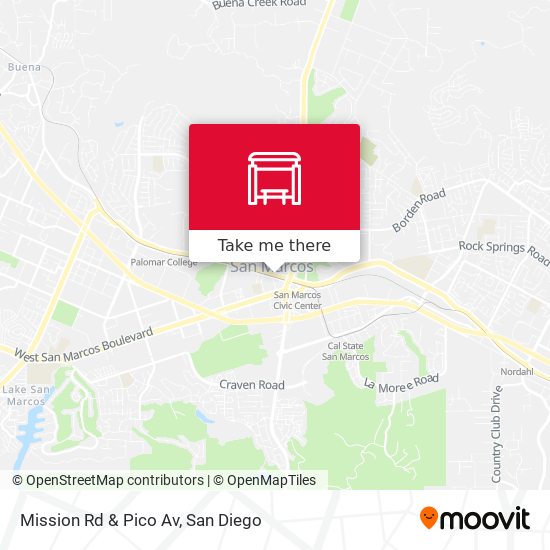 Mapa de Mission Rd & Pico Av
