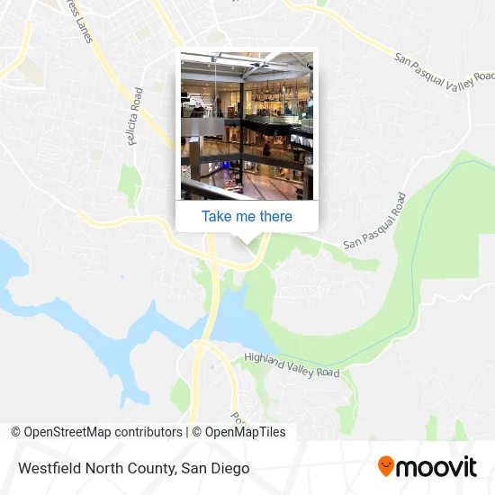 Westfield North County map